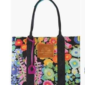Colorful Floral Tote Bag